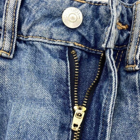 H&M Divided Women’s Size 2 Jeans Denim Button Zip Closure High Rise Blue Pockets - Picture 10 of 11